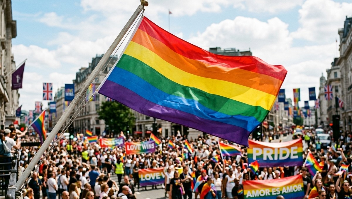 Imagen en referencia a la Marcha LGBT. | FOTO: MILENIO