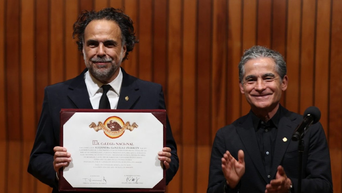 El realizador mexicano junto la arquitecto Felipe Leal. | Araceli López