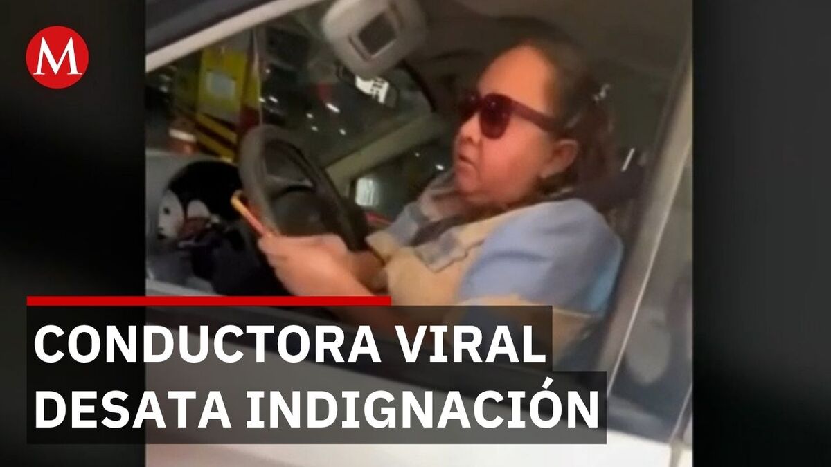 El video viral de la automovilista que ignora el reglamento de tránsito