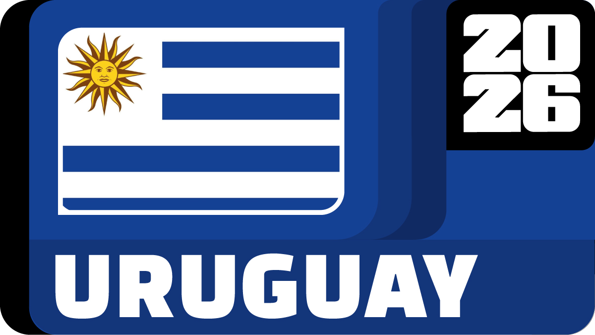 La bandera de la Celeste, la Selección de Uruguay y sus dos títulos mundiales, en el Mundial 2026 (La Afición)