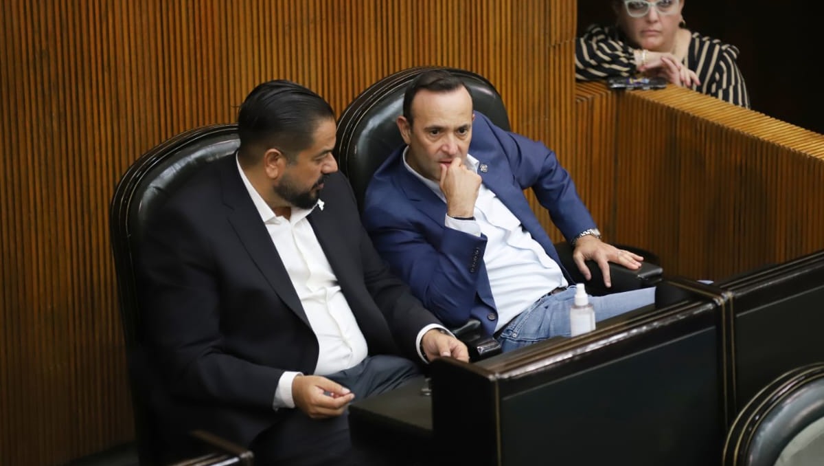 Carlos de la Fuente, líder de los diputados del PAN, dijo que el próximo año podría ser igual. Foto: Luis Guerra