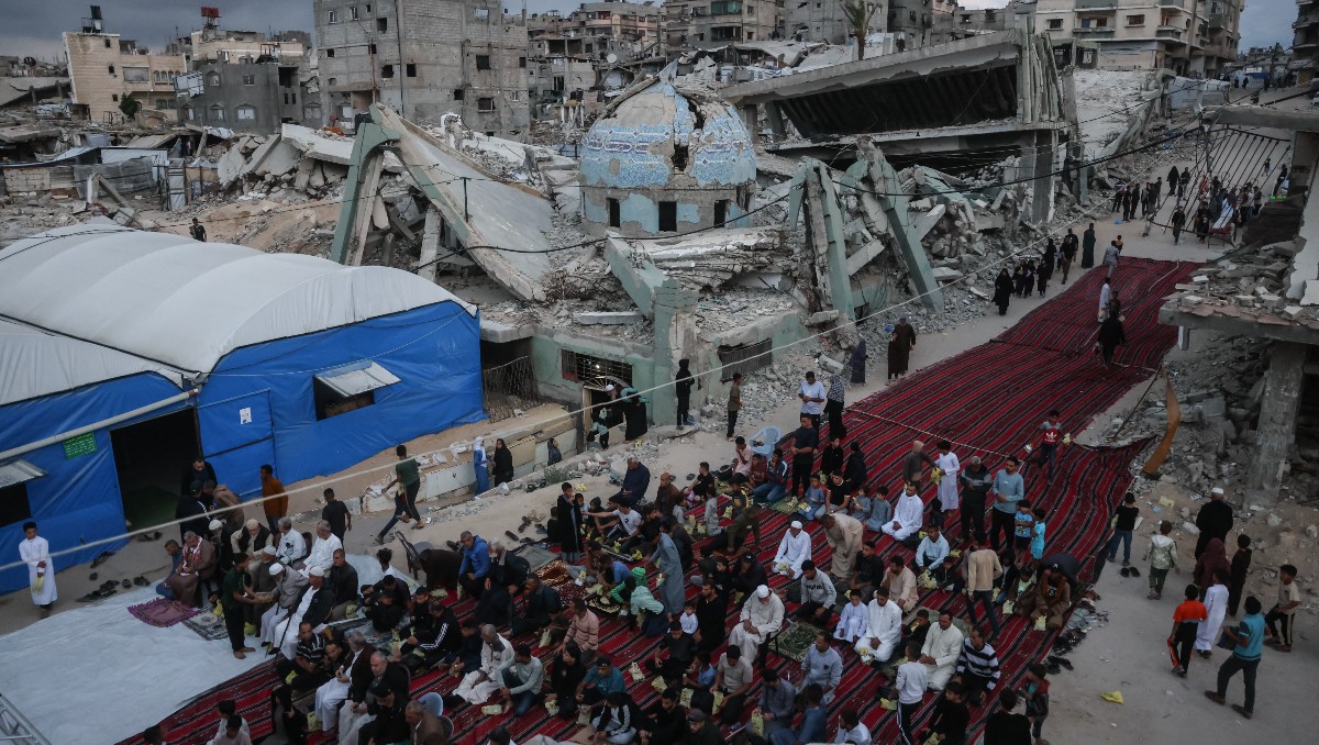 El embestida de Israel ocurrió en medio de la celebración musulmana del Eid al Adha | Foto: AFP