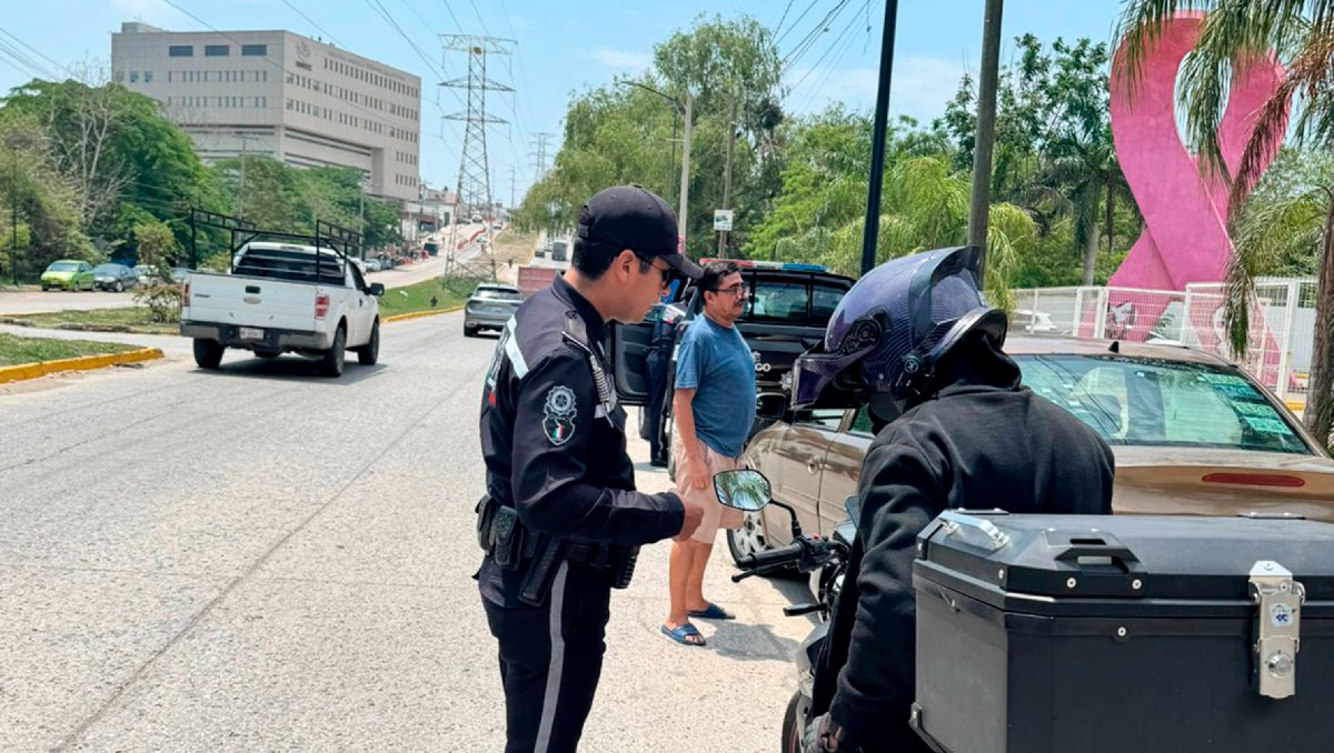 Hacen operativo para detectar motocicletas sin registro en Tampico