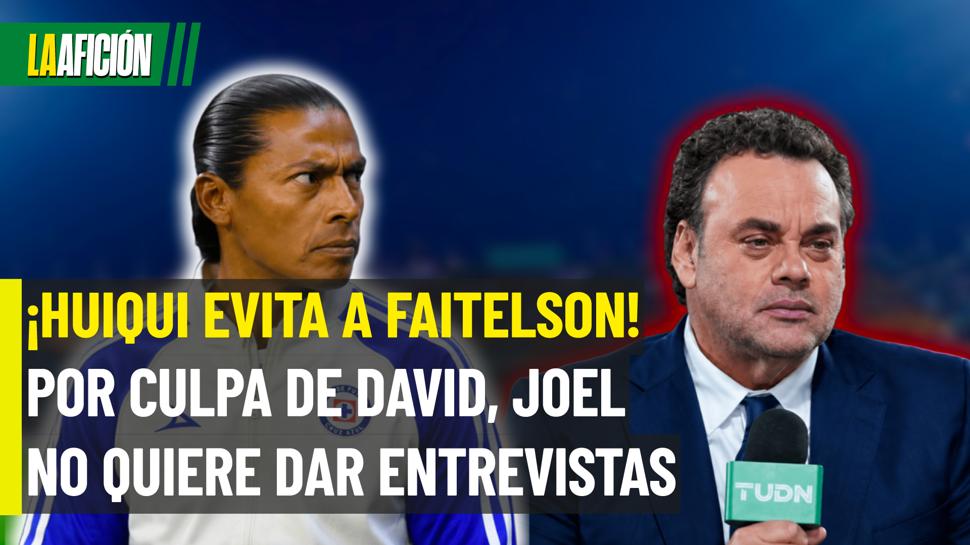 Joel Huiqui rechazó hablar con TUDN y David Faitelson tras el título de Cruz Azul