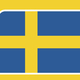 Imagen de la bandera de Suecia con el texto Selección Suecia 2026.