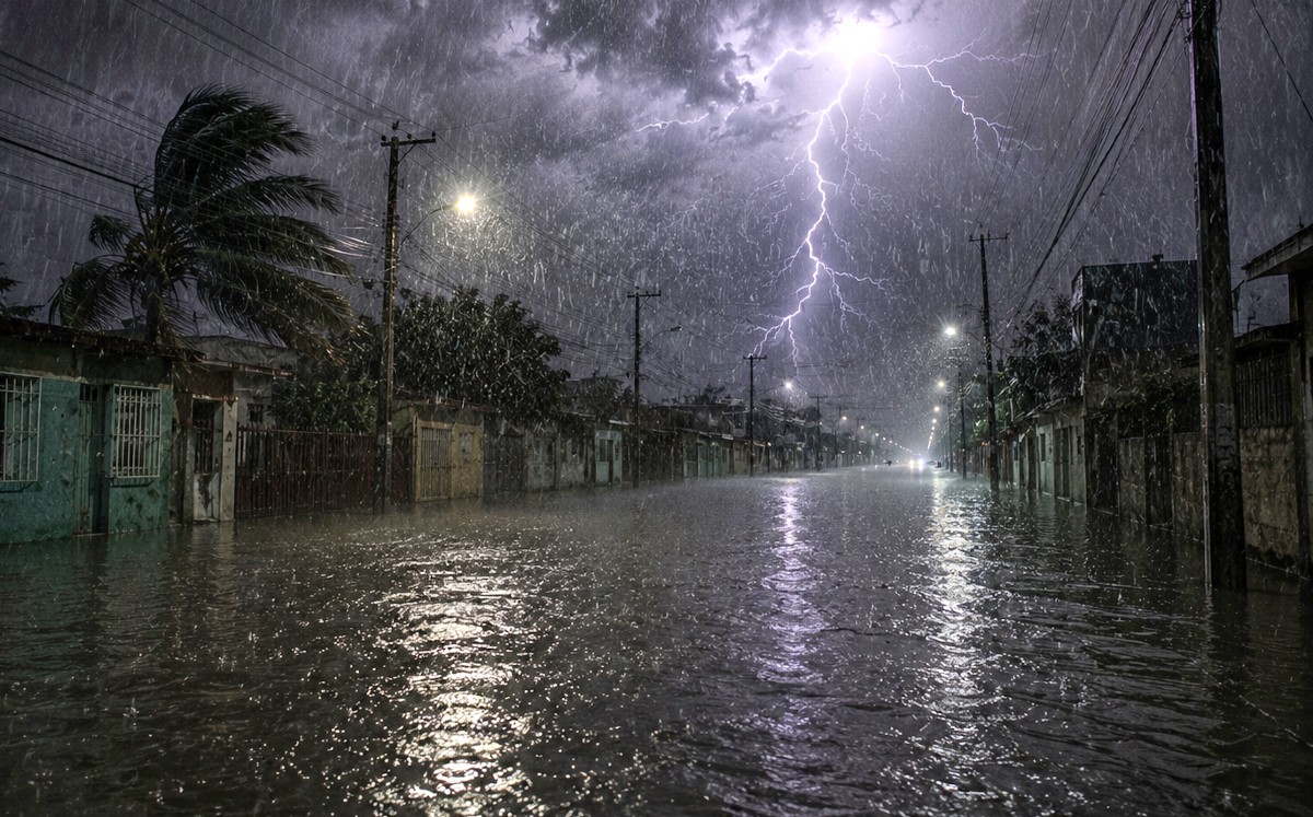 La tormenta continuará su desplazamiento en Matamoros. | ia