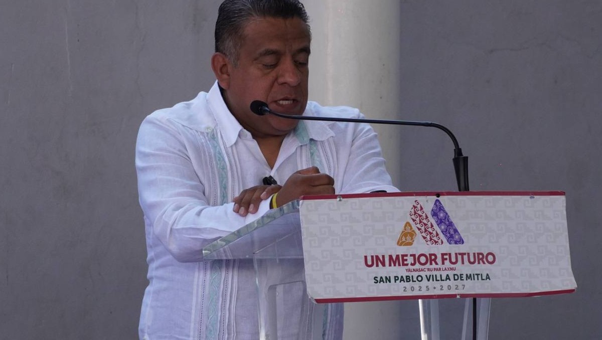 El magisterio lo responsabilizó por los ataques. | Foto: Gobierno Municipal San Pablo Villa de Mitla