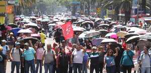 Manifestaciones de la CNTE en México.