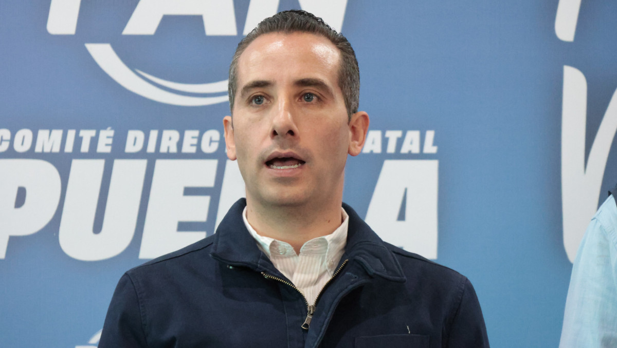 Mario Riestra Piña, dirigente estatal del Partido Acción Nacional (PAN) en Puebla | Agencia Es Imagen