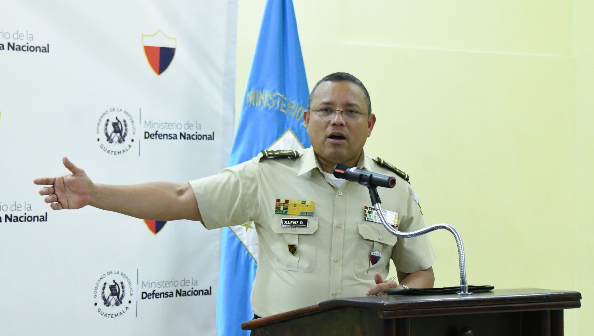 Ministro de la Defensa Nacional de Guatemala, Henry Sáenz. | EFE