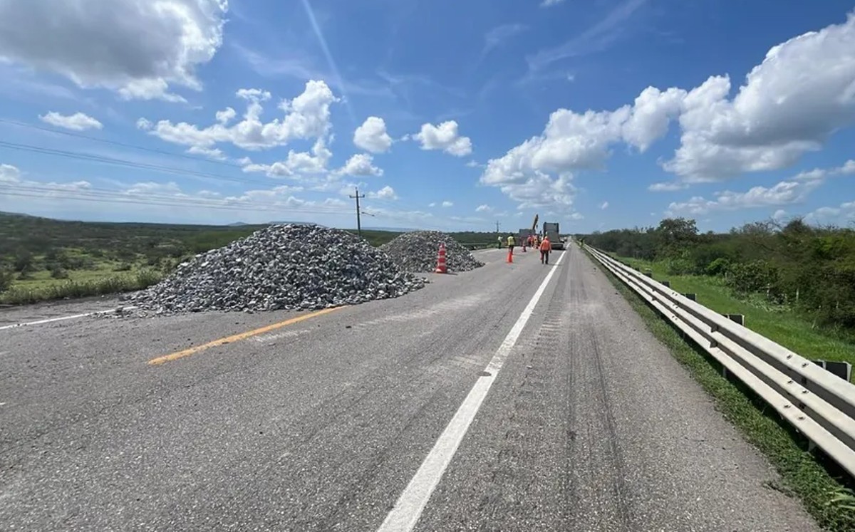 Obras en carreteras de Tamaulipas. | Archivo