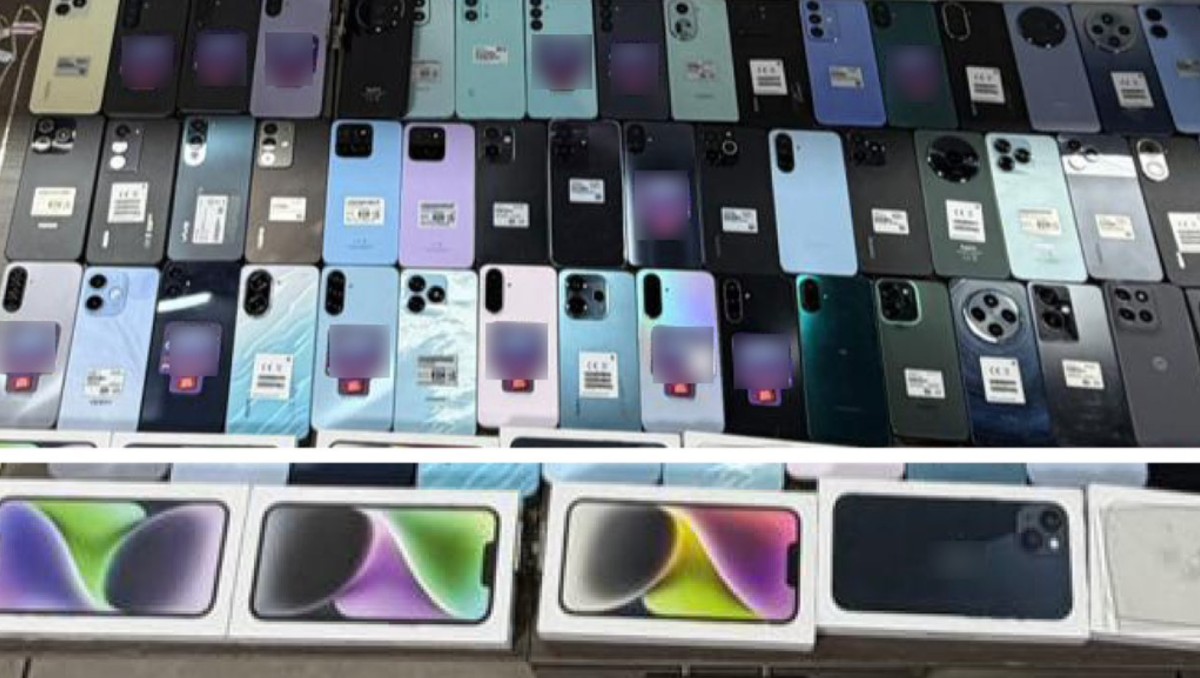 La policía capitalina recuperó 56 celulares tras el robo en la tienda Coppel de avenida Jalisco, colonia Tacubaya. | Foto: Especial