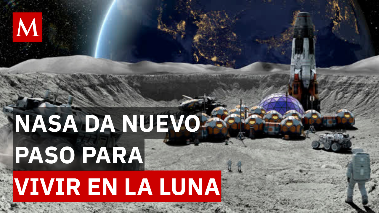 ¡Revelación lunar! La NASA presenta el diseño de su base lunar permanente y divide en fases
