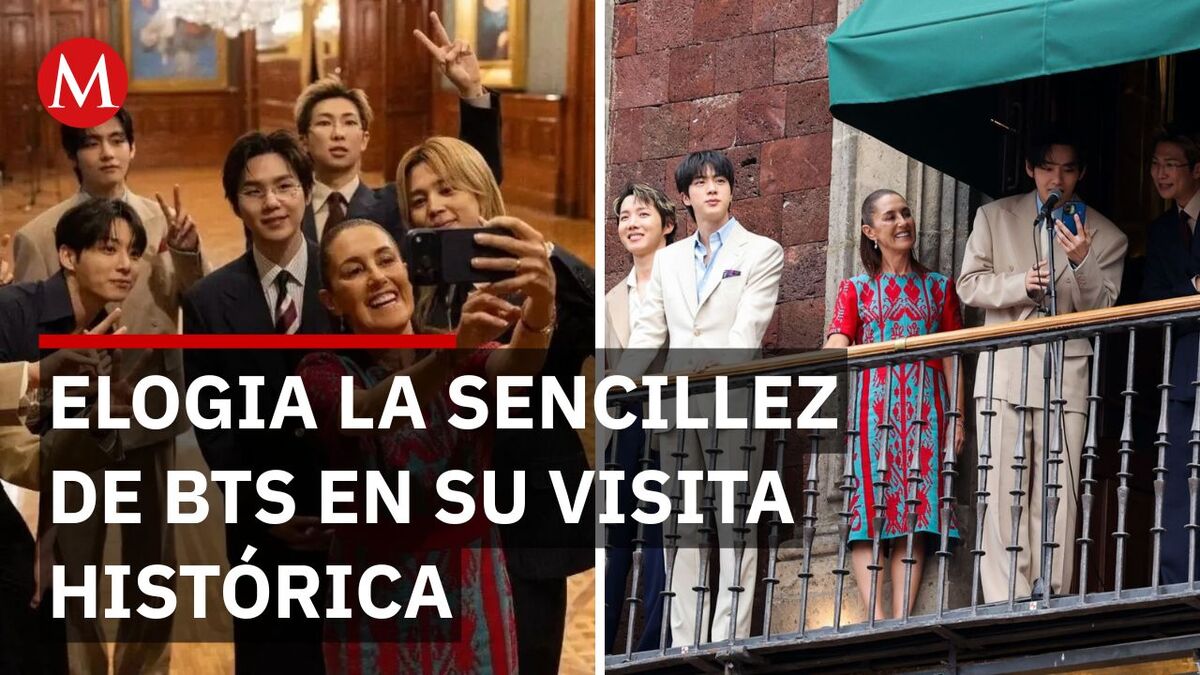 La sorpresiva reacción de Claudia Sheinbaum al video de BTS en México