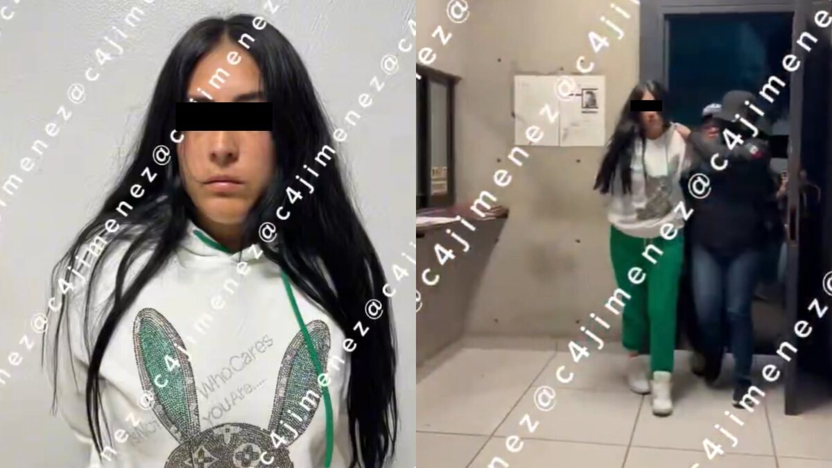 Tania Danae 'N' fue detenida por elementos de inteligencia de la SSC de la Ciudad de México. | Carlos Jiménez