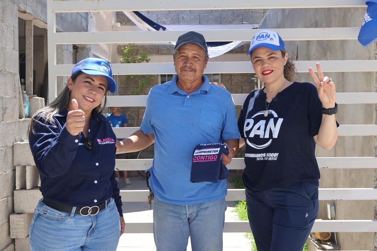 Aspirantes del PAN recorren distritos de Torreón rumbo al 7 de junio. | Especial.