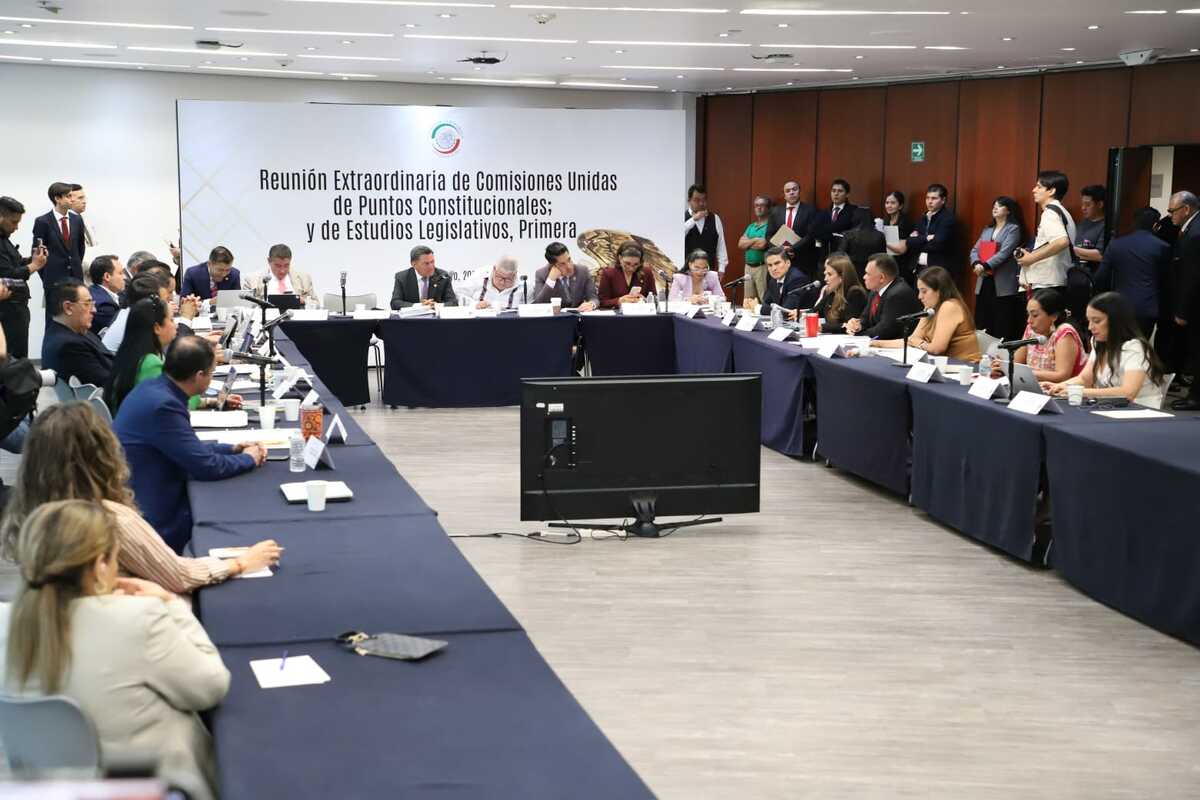 Las comisiones del Senado aprobaron la reforma en periodo extraordinario. | Foto: Jesús Quintanar