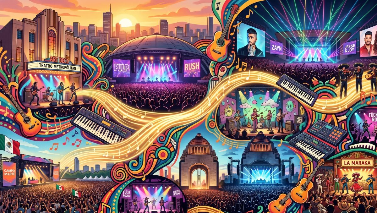 Todos los conciertos de la CdMx en el mes de Junio | Foto: IA