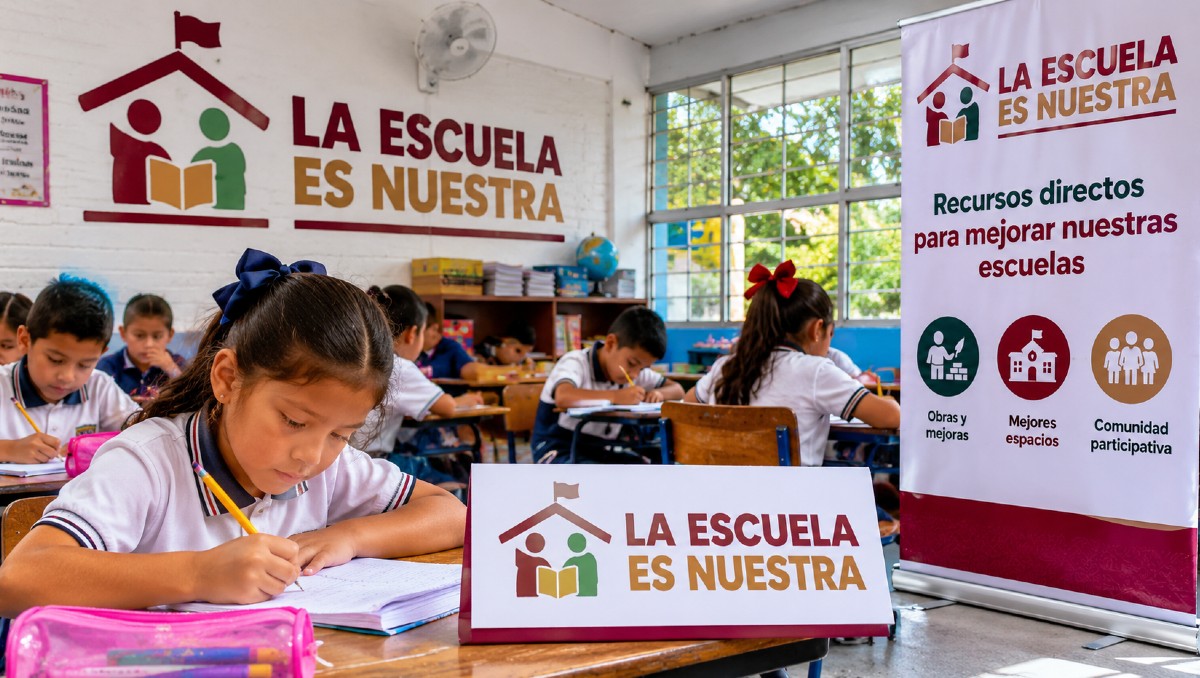 La Escuela Es Nuestra deposita; escuelas recibirán hasta 1.5 mdp | IA DISCOVER