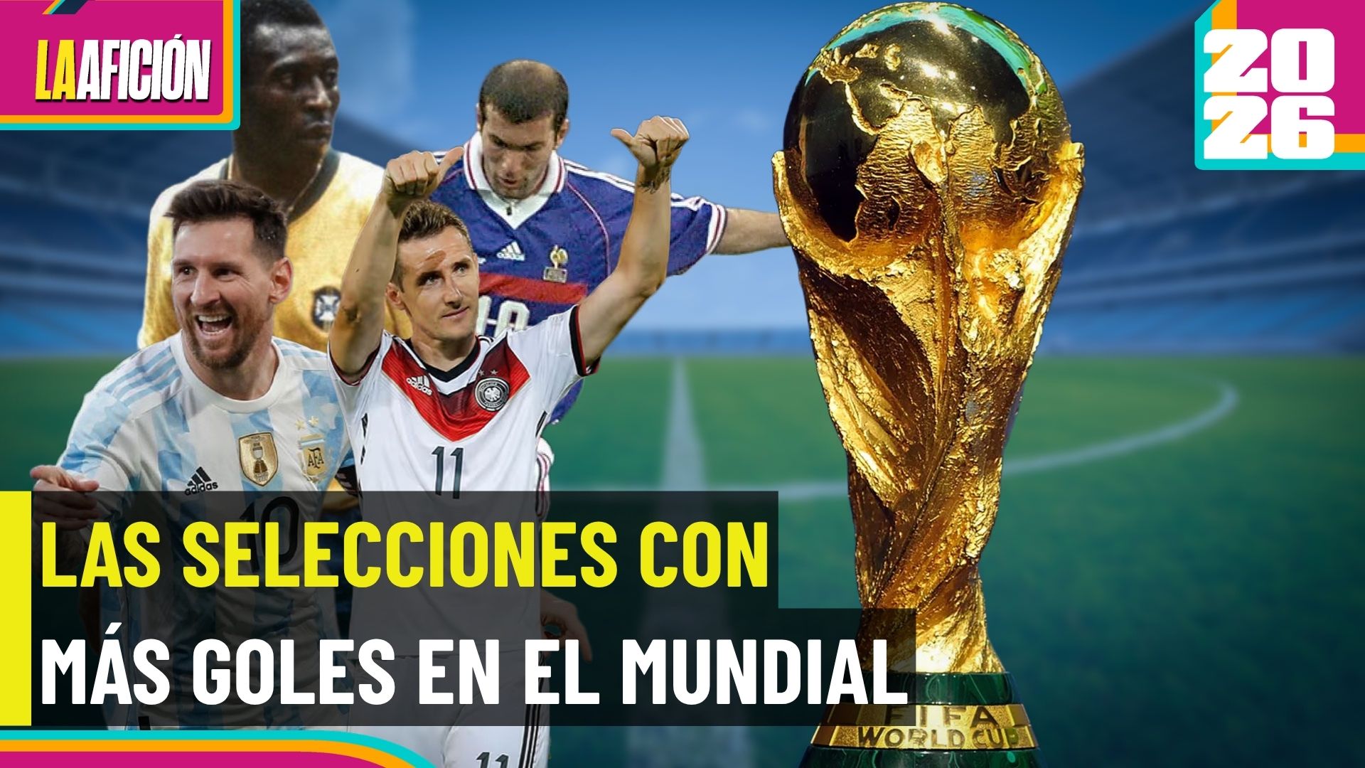 Estas son las selecciones más goleadoras en la historia de los Mundiales