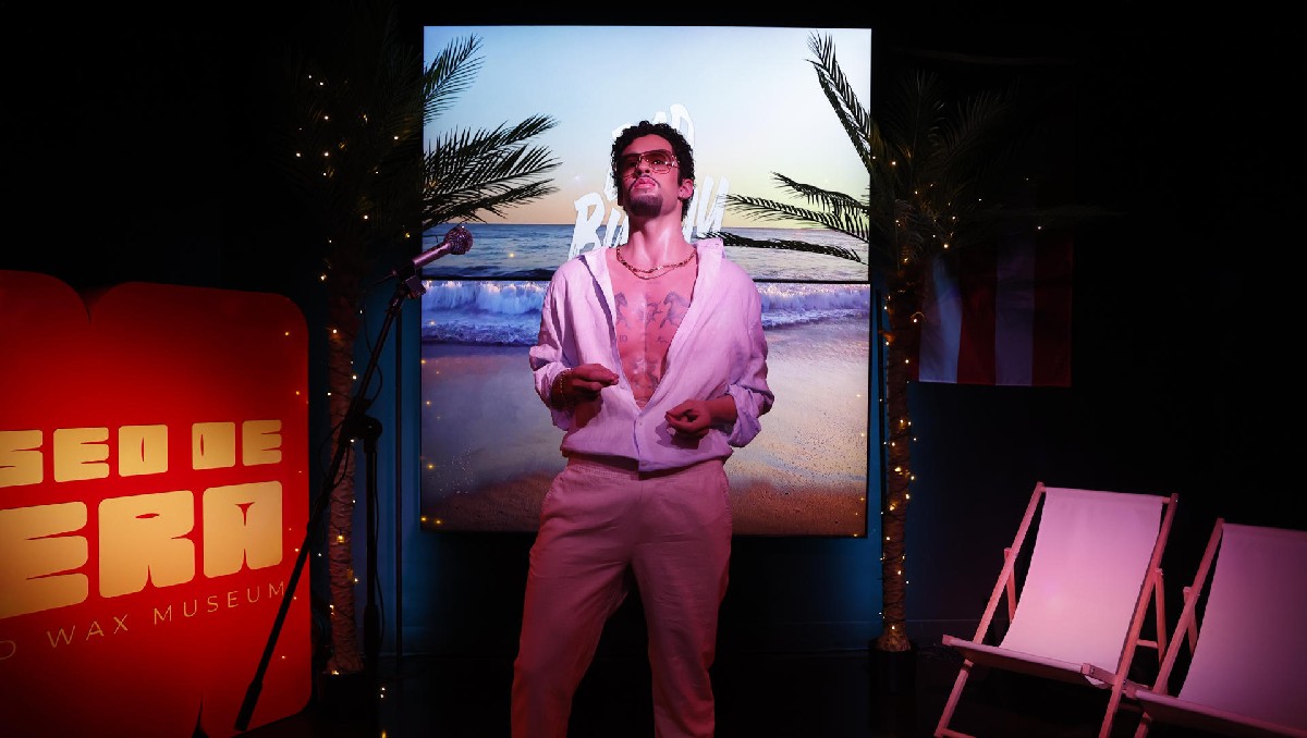 Figura de Bad Bunny en el Museo de Cera de Madrid | EFE