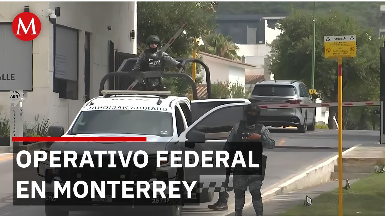 Guardia Nacional despliega operativo en zona exclusiva de Monterrey