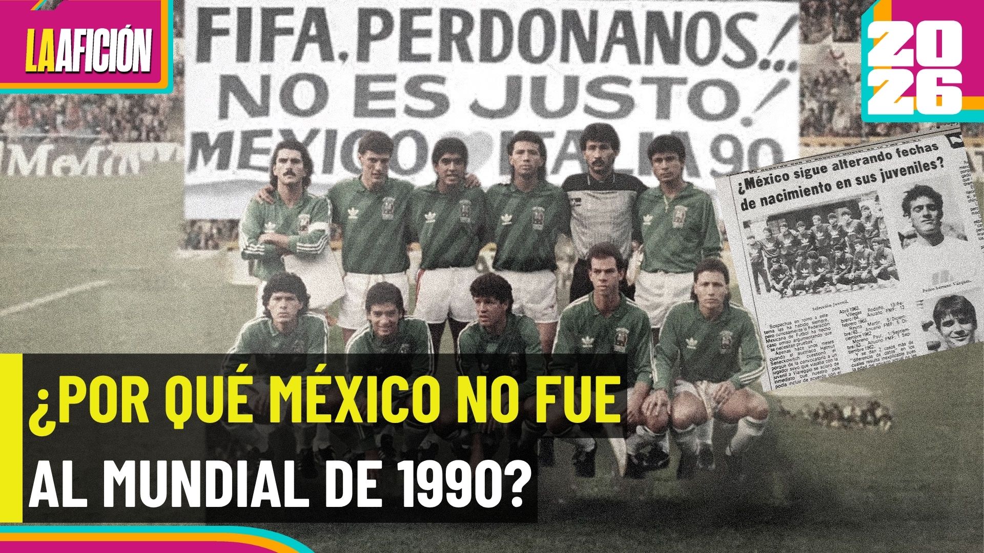 Recordamos el histórico castigo de la FIFA que inhabilitó a todas las categorías de la Selección Mexicana de competencias internacionales por la alteración de a