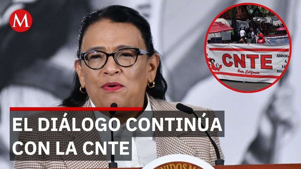 Rosa Icela reporta avances tras reunión con la CNTE