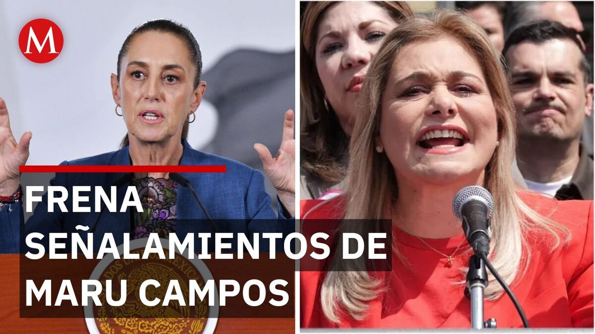 Sheinbaum niega tintes políticos en comparecencia de Maru Campos