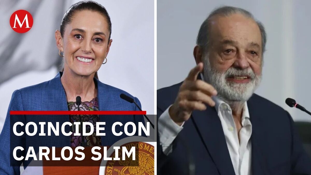 Sheinbaum respalda crítica de Slim contra calificadora Moody's