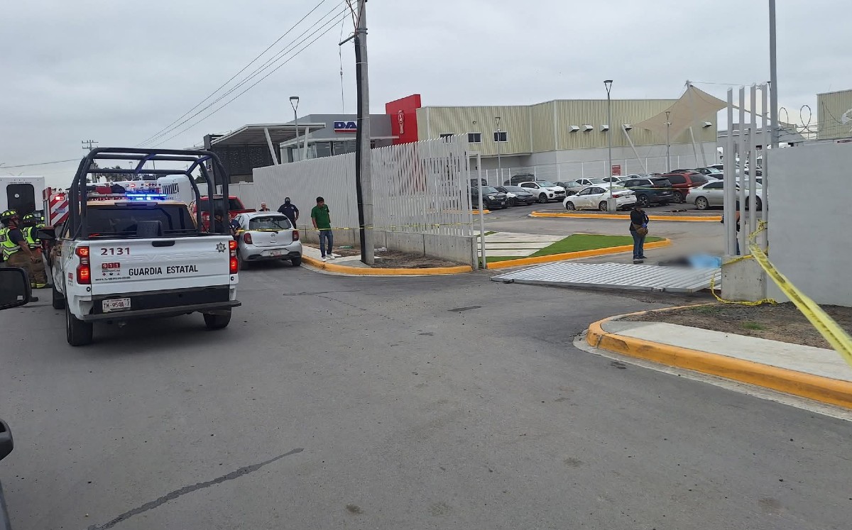 Vigilante pierde la vida tras ser aplastado por portón de empresa en Río Bravo. | Redes sociales