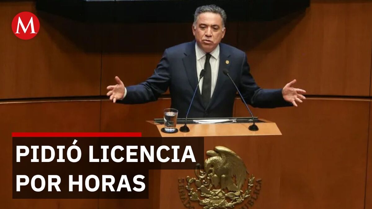 Anuncian regreso de Enrique Inzunza al Senado tras solo horas de dejar su cargo