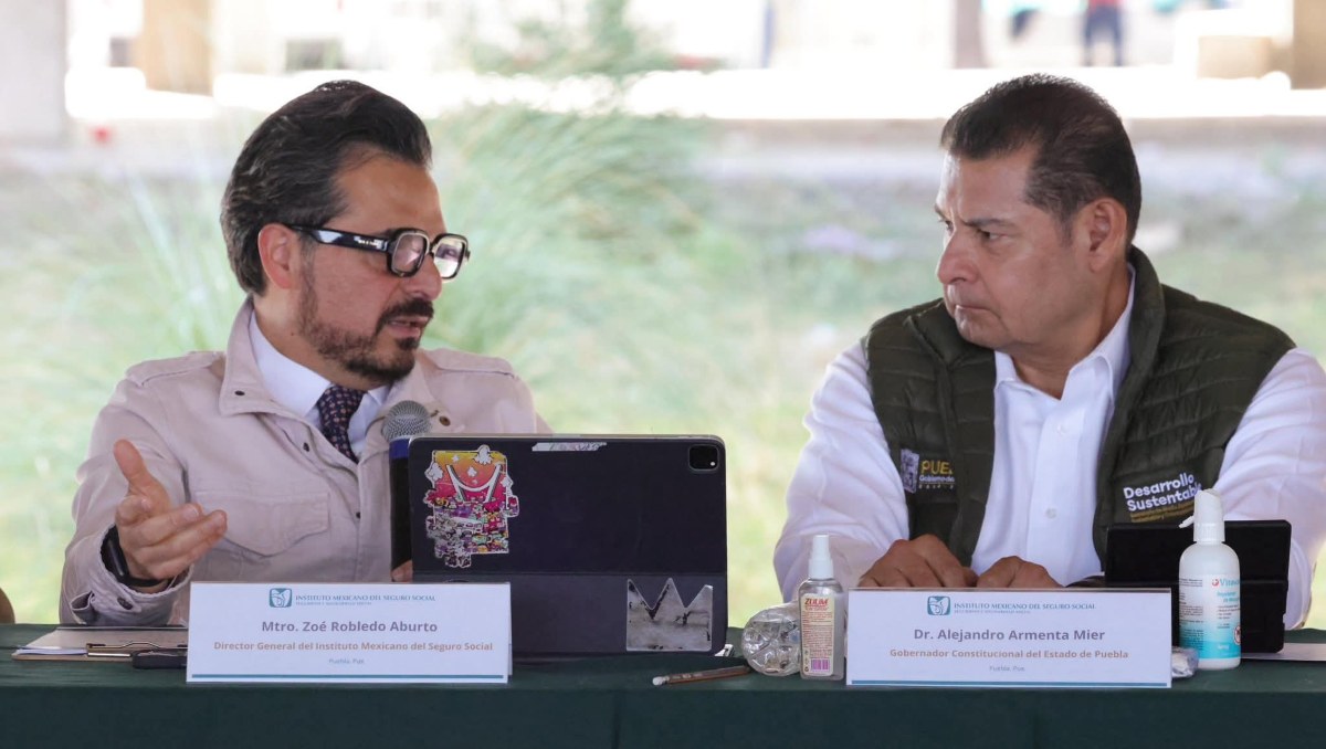 Armenta y Zoé Robledo aceleran construcción de hospital IMSS en Amozoc | Especial