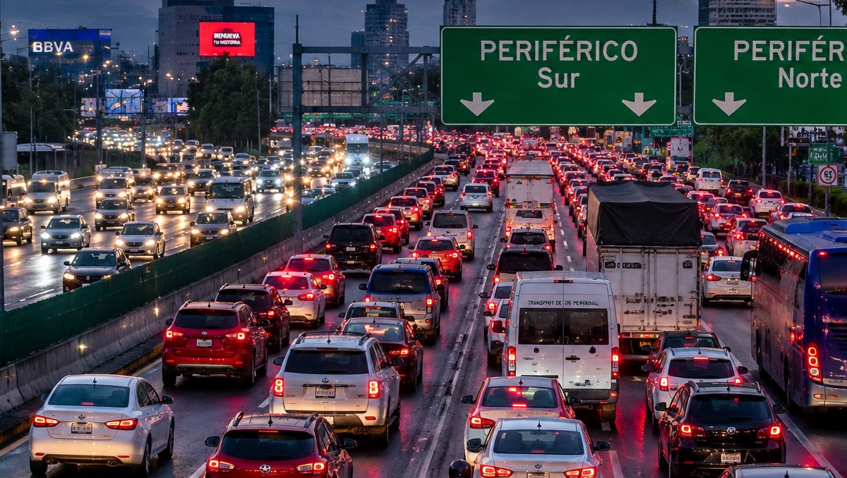 Avance lento en la CdMx por tráfico | IA DISCOVER