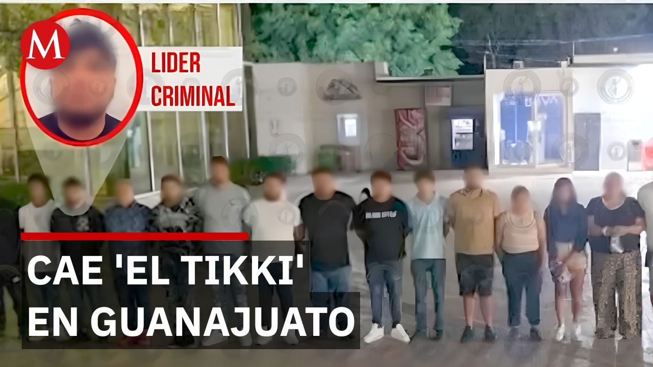 Detienen a 'El Tikki' y a 21 presuntos integrantes del CJNG en Guanajuato