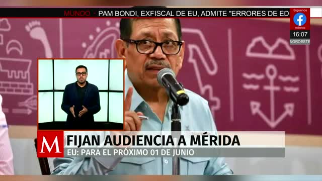 Fijan audiencia para Gerardo Mérida en corte de EU | Milenio Noticias, 29 de mayo de 2026