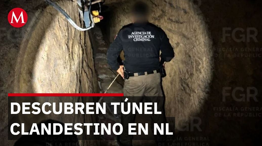 Hallan túnel clandestino para robo de combustible en Nuevo León