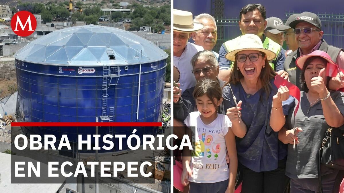 Inauguran el mega Tanque Tres para beneficiar a más de 170 mil habitantes en la zona alta