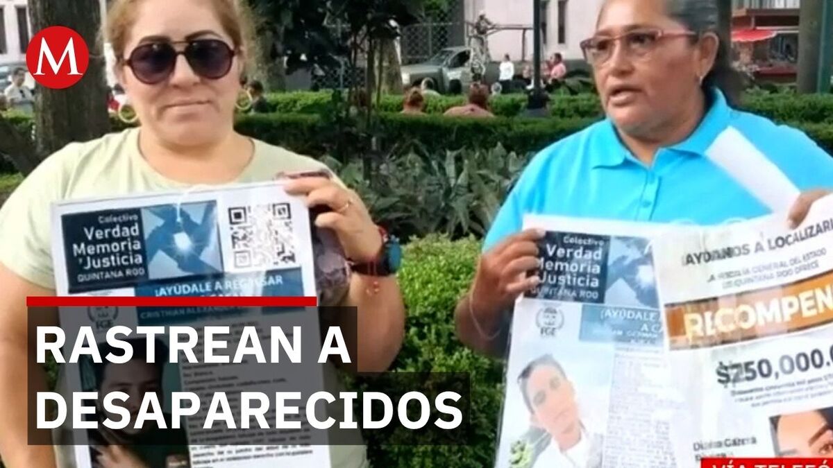 Madres buscadoras viajan de Quintana Roo a Veracruz y exigen no arrancar fichas de sus hijos