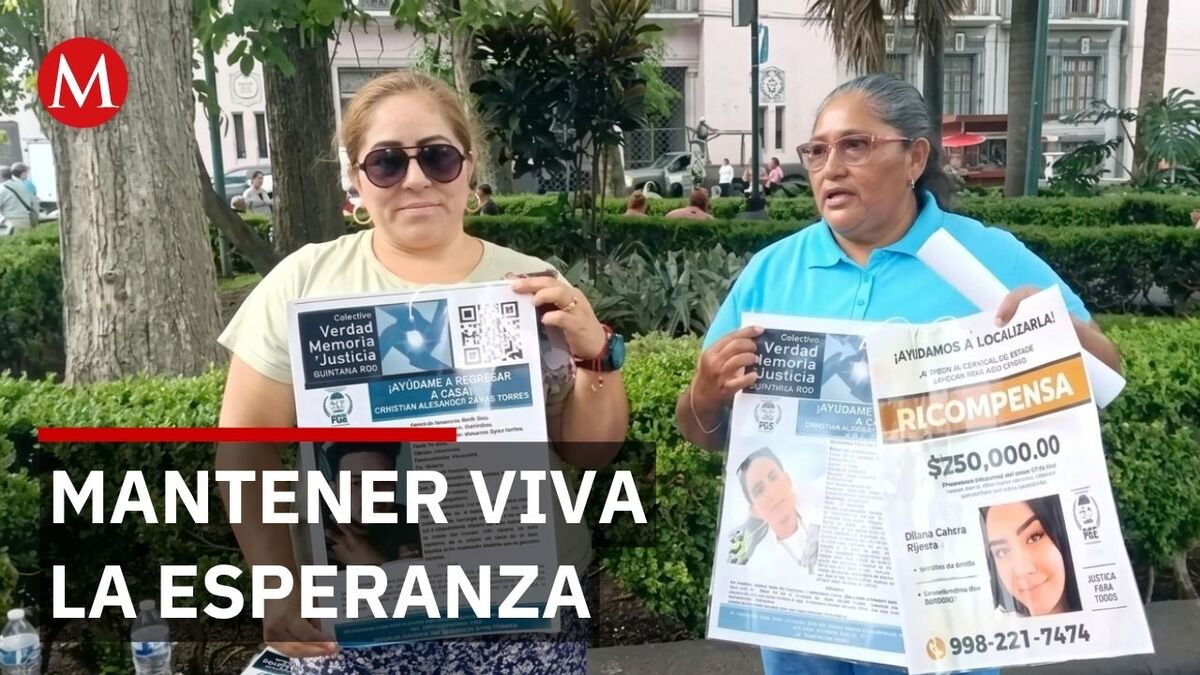 Madres de Quintana Roo relatan el cansancio tras recorrer tres municipios clave de Veracruz