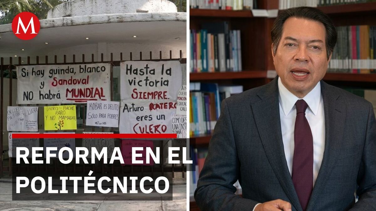 Mario Delgado anuncia la democratización del IPN tras la toma de instalaciones y planteles