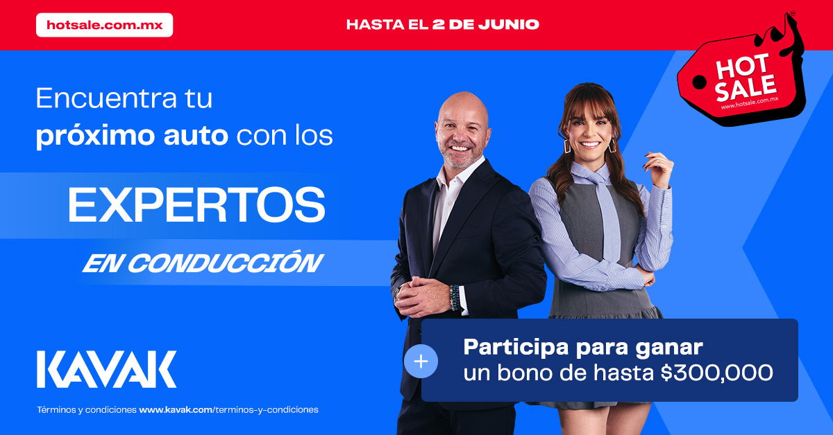 Ofrece descuentos de hasta 100 mil pesos y la posibilidad de ganar un bono de hasta 300 mil pesos. (Cortesía)