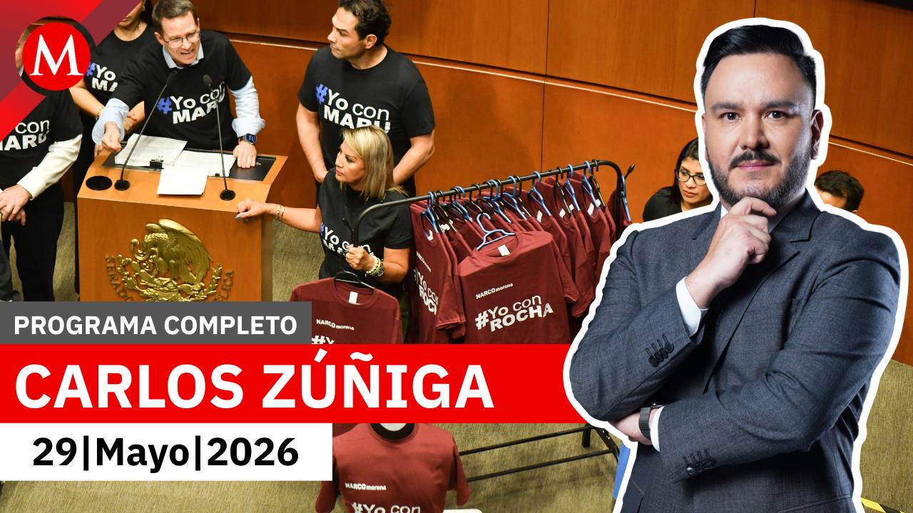 PAN reta a Morena a usar playeras #YoConRocha en el Senado | Carlos Zúñiga, 29 de mayo de 2026