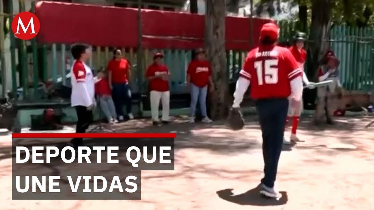 El programa de béisbol inclusivo en el Deportivo Miguel Alemán