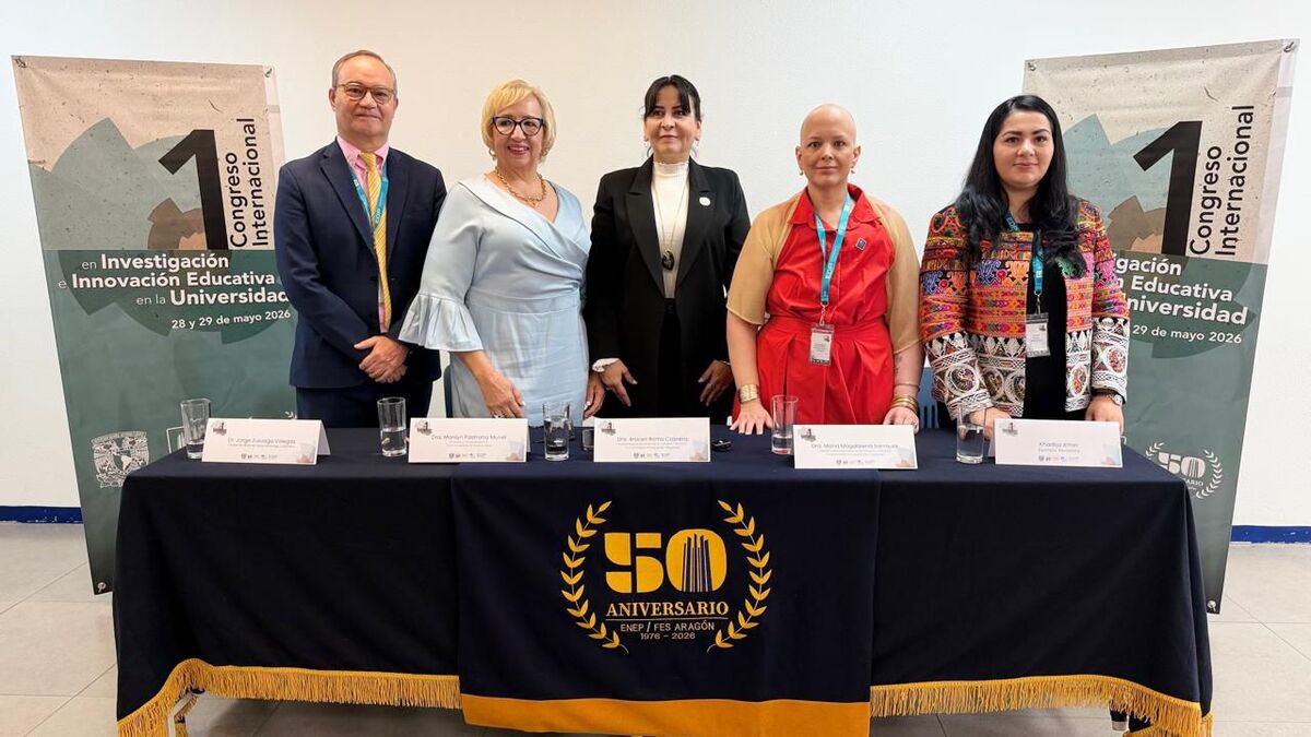 Universidades de 14 países se reúnen en la FES Aragón de la UNAM para debatir sobre el uso de la IA. | Especial
