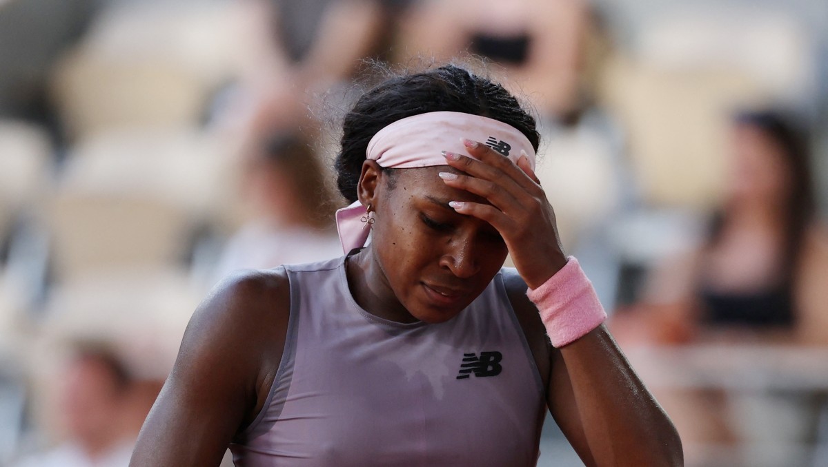 Coco Gauff es eliminada de Roland Garros (Reuters)