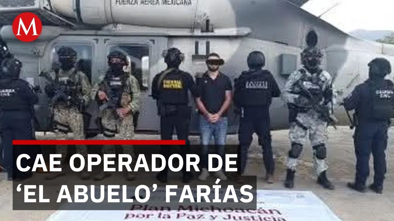 Detienen en Morelia a 'El Repollo', supuesto operador de 'El Abuelo'