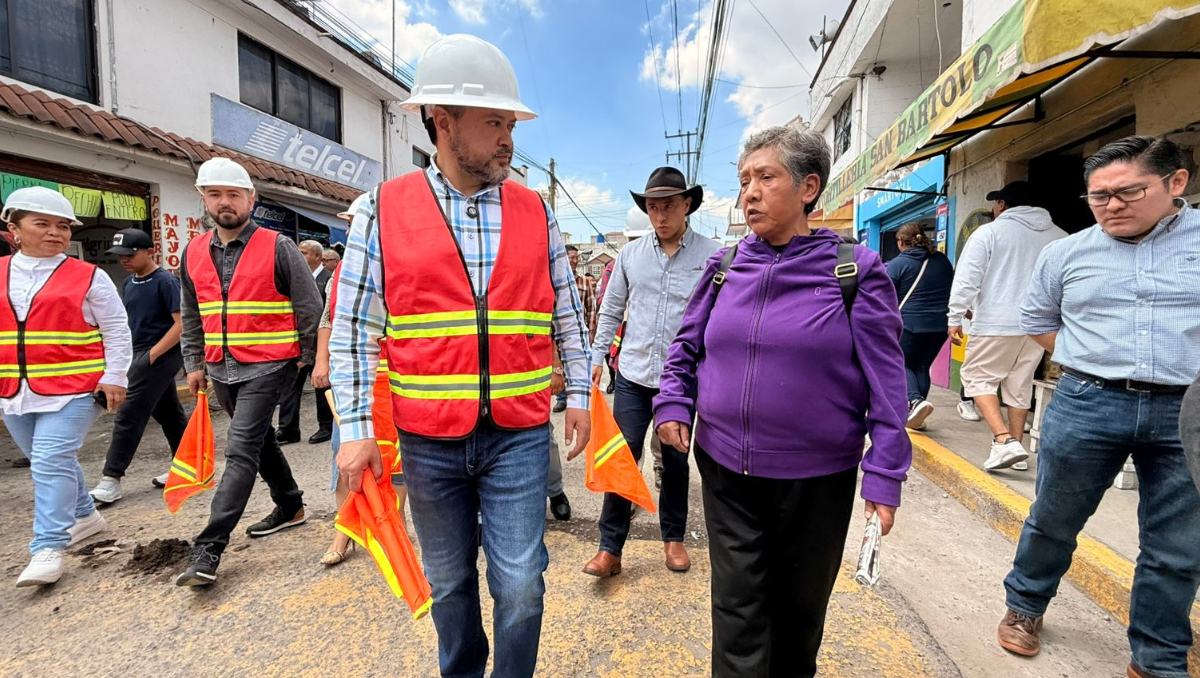 El presidente municipal, Omar Sánchez, refrenda su compromiso con el desarrollo y anuncia mayor inversión en obra pública. Foto: Especial