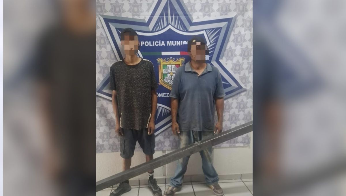 Los presuntos y frustrados ladrones que podrían ser autores de robos similares y daños a la infraestructura del municipio. | Especial