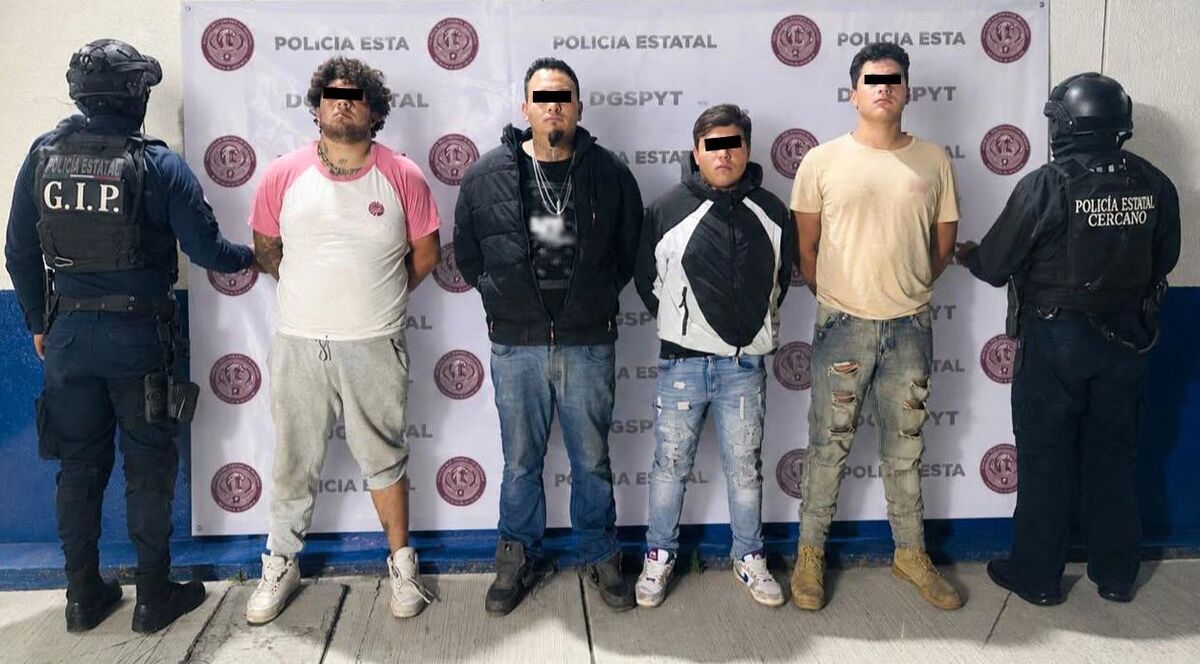 Persecución en terracería de Tenancingo deja cuatro detenidos de la Familia Michoacana. | Foto: Especial